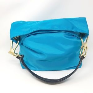 JPK Paris Blue Nylon Bucket Bag Chunky Hardware